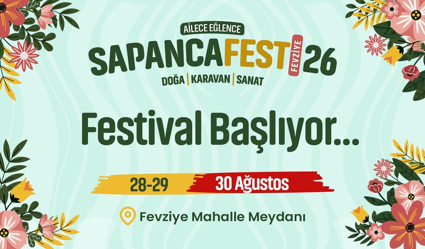 Sapanca Fest’26 başlıyor: Üç gün boyunca doğa, karavan ve sanat bir arada