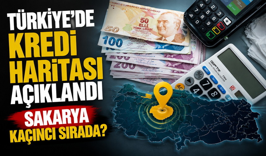 Türkiye’de Kredi Haritası Açıklandı: Sakarya kaçıncı sırada?