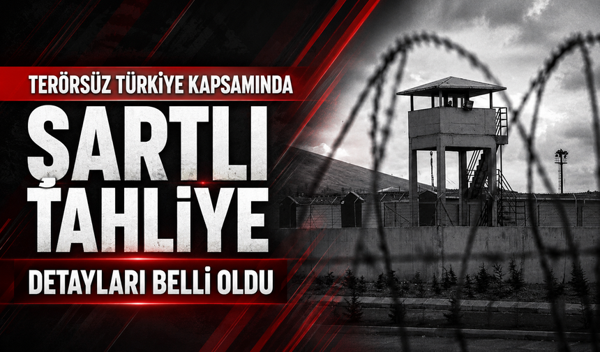 Terö*rsüz Türkiye Düzenlemesinde Şartlı Tahliye Detayları Belli Oldu