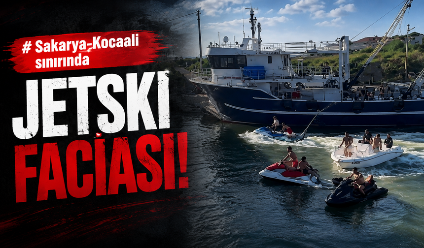 Kocaali’de jetski köprü ayağına çarptı: 1’i ağır 2 kişi yaralandı