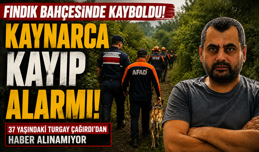 Kaynarca’da Fındık Bahçesinde Kayboldu: 37 Yaşındaki Turgay Çağırdı Aranıyor