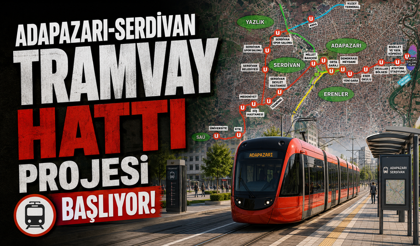 Sakarya’da Tramvay İçin İmzalar Atıldı: Saha Çalışmaları Başlıyor