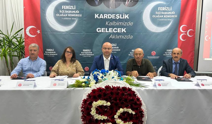 MHP Sakarya’da 3 İlçede Kongre Heyecanı: Başkanlar Güven Tazeledi