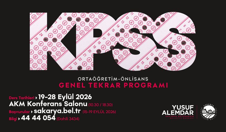 KPSS adayları AKM’de buluşacak: 6 derste genel tekrar yapılacak