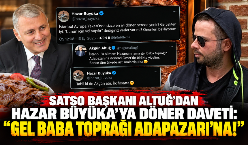 SATSO Başkanı Altuğ’dan Hazar Büyüka’ya döner daveti: “Gel baba toprağı Adapazarı’na!”