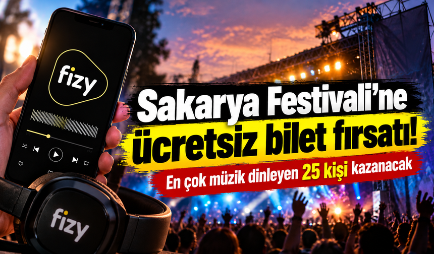 Sakarya Festivali’ne ücretsiz bilet fırsatı! En çok müzik dinleyen 25 kişi kazanacak