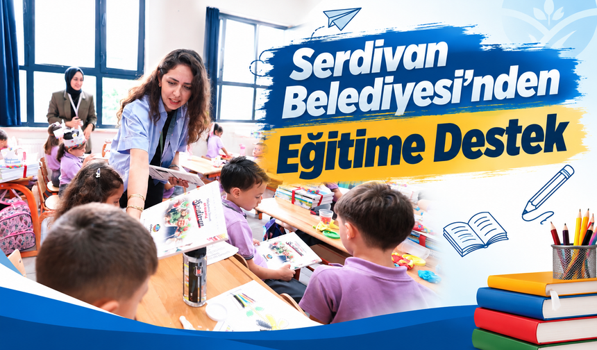 Serdivan Belediyesi’nden öğrencilere kırtasiye desteği