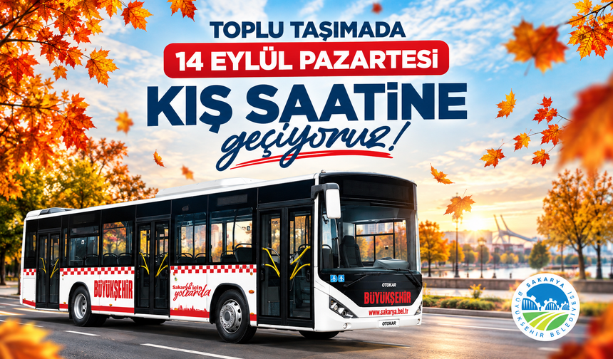 Okullar açılıyor, Büyükşehir ulaşımda kış düzenine geçiyor