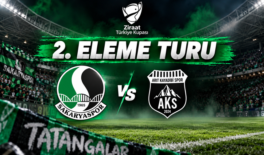 Sakaryaspor’un Türkiye Kupası’ndaki rakibi belli oldu!