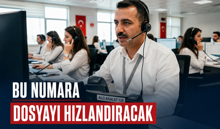 “135 Alo Adalet” hattı hizmete girdi