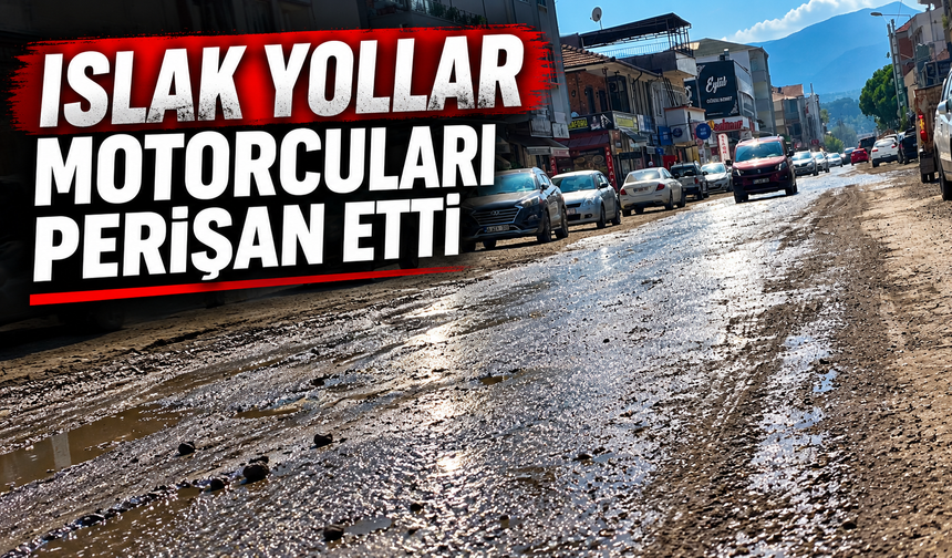 Arifiye’de yol çalışması motosikletlileri perişan etti
