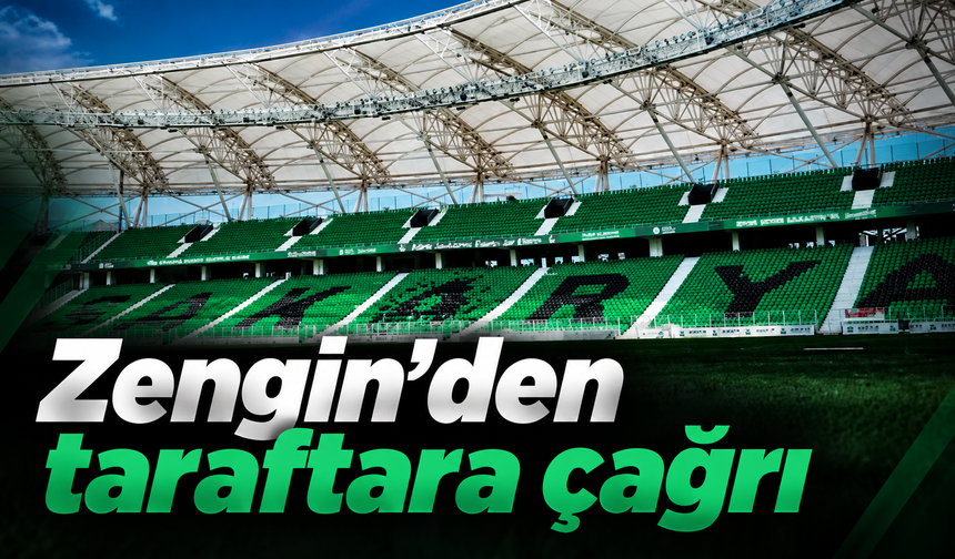 Zengin’den taraftara çağrı