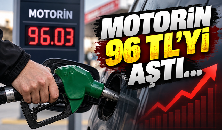 Motorine dev zam pompaya yansıdı: Sakarya’da litre fiyatı 96 TL’yi aştı