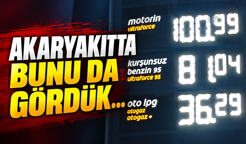 Sakarya’da motorin 100 lirayı aştı