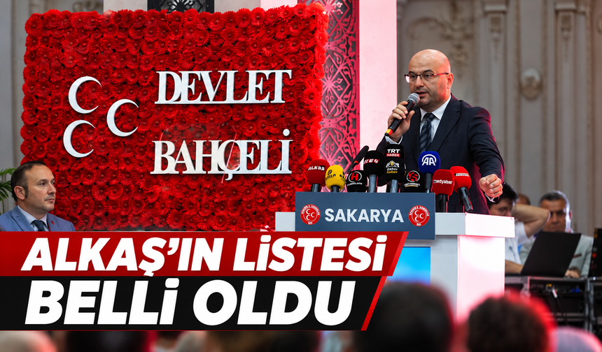 Alkaş’ın listesi belli oldu: İşte yeni yönetim kadrosu