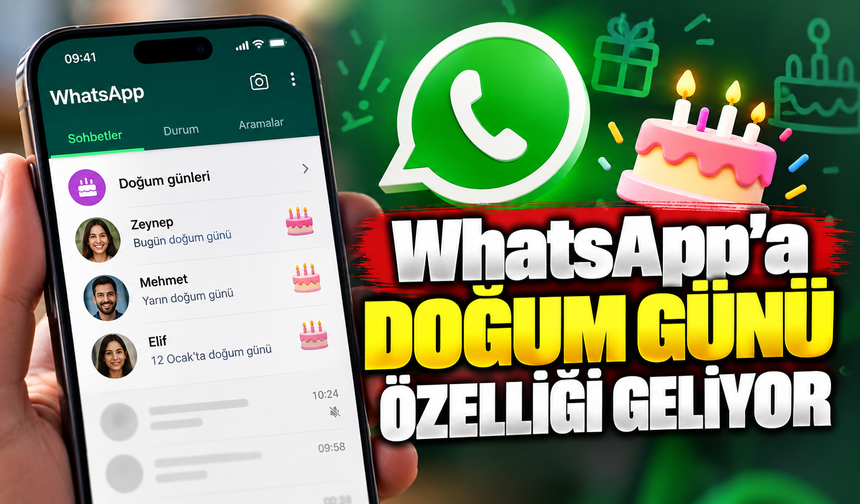 WhatsApp’a doğum günü özelliği geliyor