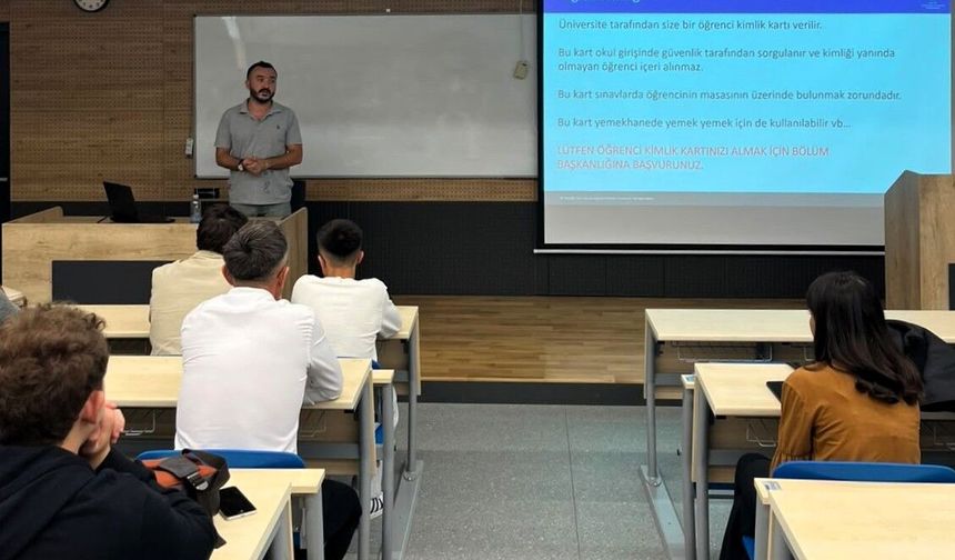SUBÜ’de 3 MYO’da “İlk Ders” heyecanı