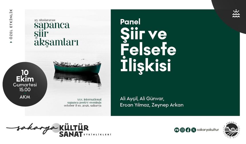 25. Uluslararası Sapanca Şiir Akşamları’nda görkemli final!