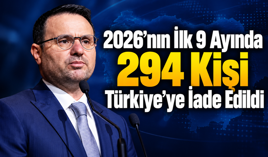 2026’nın İlk 9 Ayında 294 Kişi Türkiye’ye İade Edildi