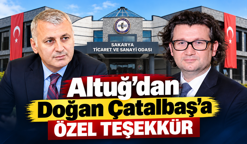 Altuğ’dan Doğan Çatalbaş’a özel teşekkür