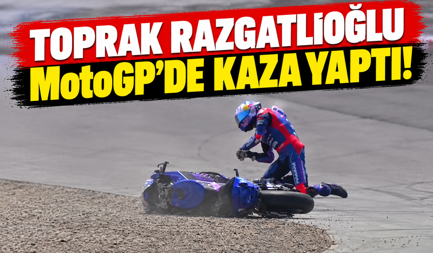 Toprak Razgatlıoğlu MotoGP'de kaza yaptı! Çıkan omzunu kendi yerine taktı
