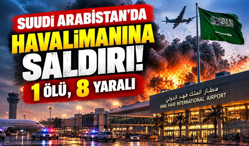 Suudi Arabistan’da havalimanına saldırı! 1 ölü, 8 yaralı