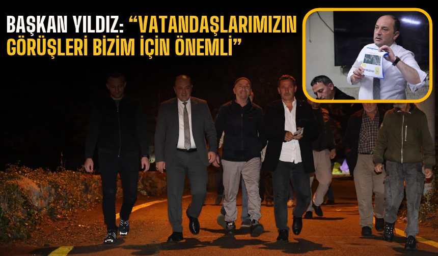 Başkan Selçuk Yıldız Nuruosmaniye Mahallesi’nde Vatandaşlarla Buluştu