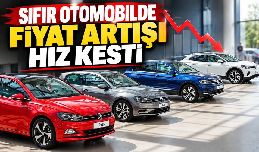 Sıfır otomobilde fiyat artışı hız kesti: En ucuzu 1 milyon 390 bin TL