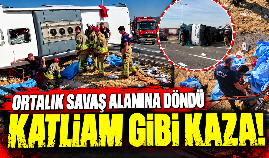 Manisa'da korkunç trafik kazası! 11 ölü, 27 yaralı