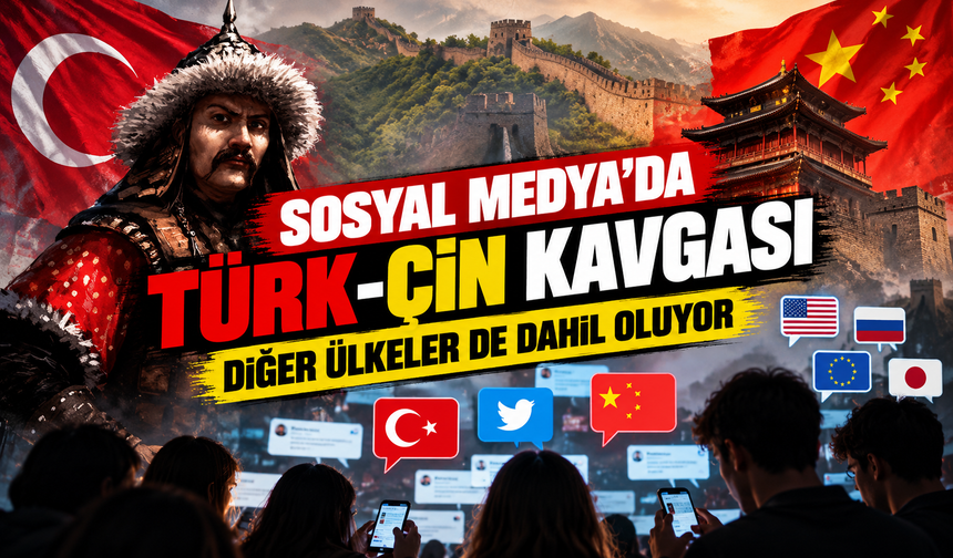 Sosyal medyada Türk-Çin kapışması!