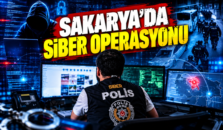 Sakarya dahil 35 ilde dev siber suç operasyonu! 275 şüpheli yakalandı