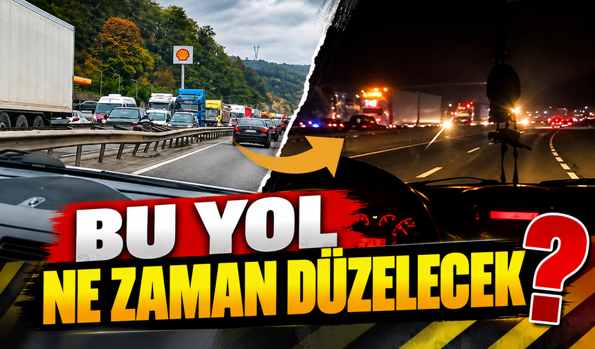 D-650 Karayolu'nda trafik çilesi bitmiyor!
