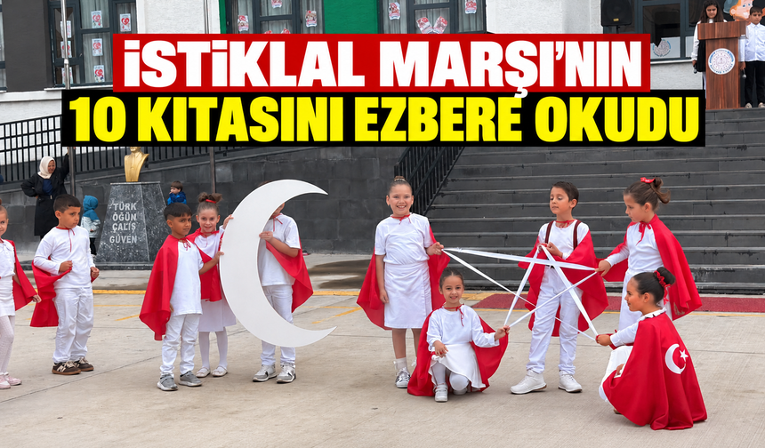 Minik Ravza'dan gururlandıran performans!