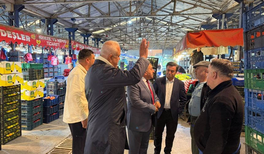 Kandıra Kapalı Pazar Yeri esnafının sorunları masaya yatırıldı