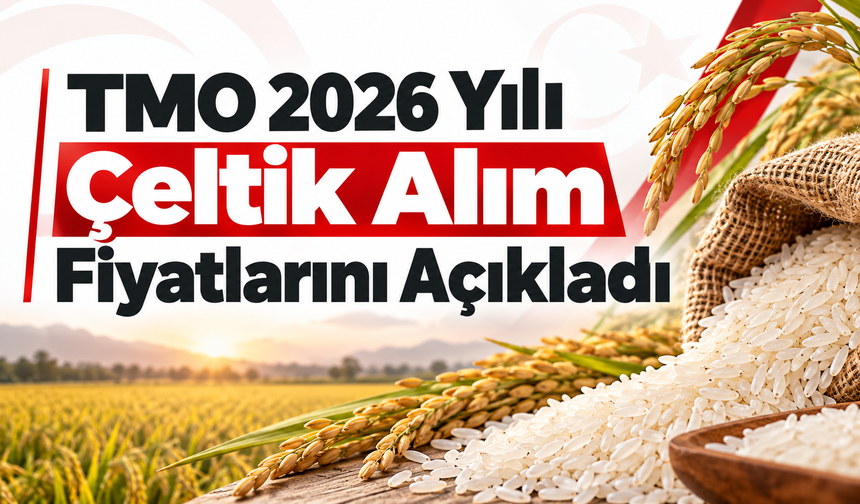 TMO 2026 Yılı Çeltik Alım Fiyatlarını Açıkladı