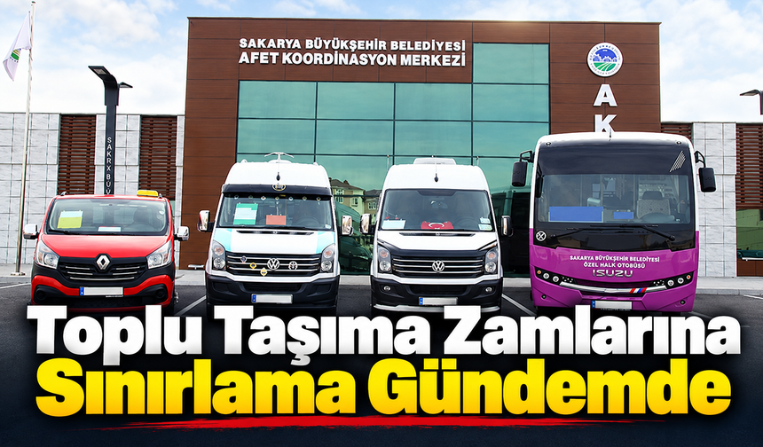 Toplu Taşıma Zamlarına Sınırlama Gündemde