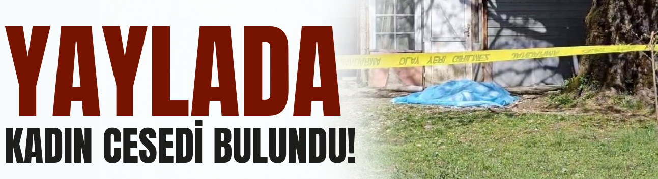 Sakarya’da yaylada kadın cesedi bulundu