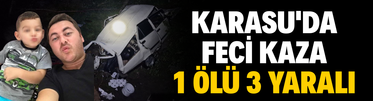 Karasu'da Feci Kaza: Motosiklet Otomobille Çarpıştı, 1 Ölü 3 Yaralı