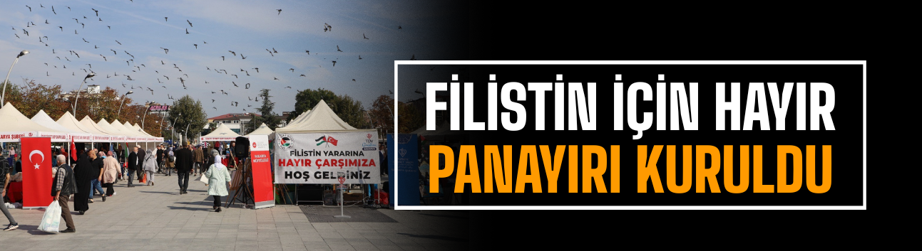 Filistin için hayır panayırı kuruldu