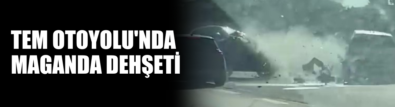 TEM Otoyolu'nda maganda dehşeti