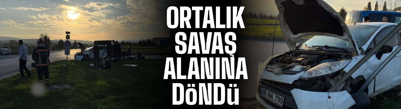 Kaynarca-Karasu Yolunda İki Otomobil Çarpıştı: 6 Yaralı