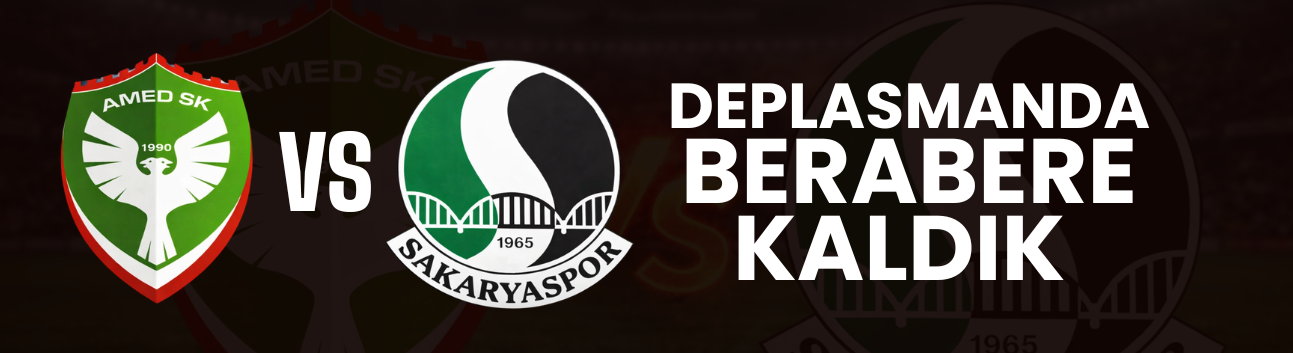Sakaryaspor deplasmanda berabere kaldı!