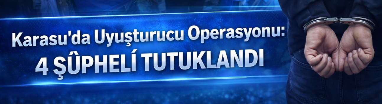 Karasu’da Uy*şturucu Operasyonu: 4 Şüpheli Tutuklandı