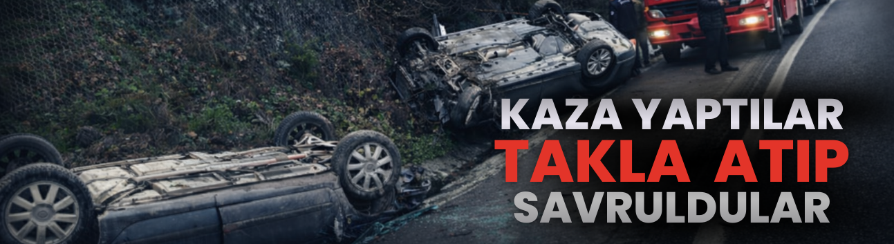 Geyve’de hatalı sollama kazaya neden oldu