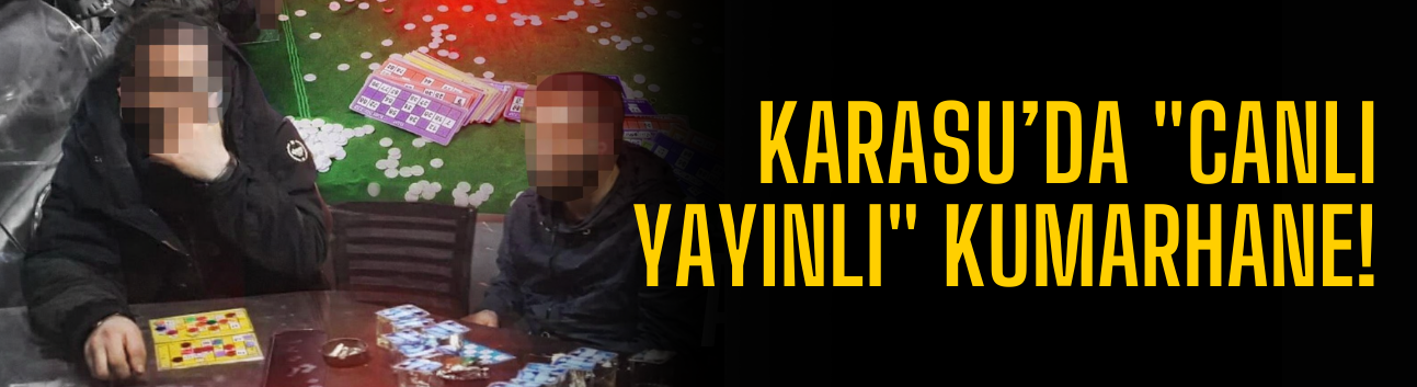 Karasu’da kahvehaneye kumar baskını: 80 kişiye ceza, işletme kapatıldı