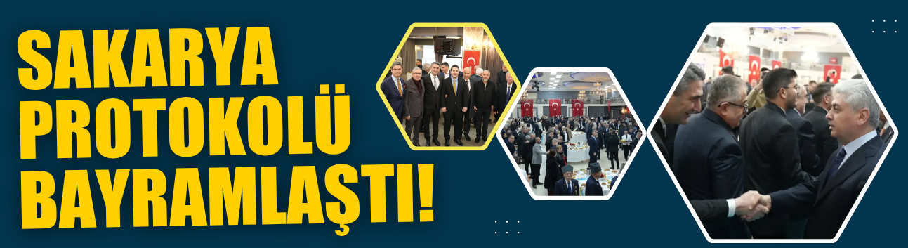 Sakarya protokolü bayramlaştı!