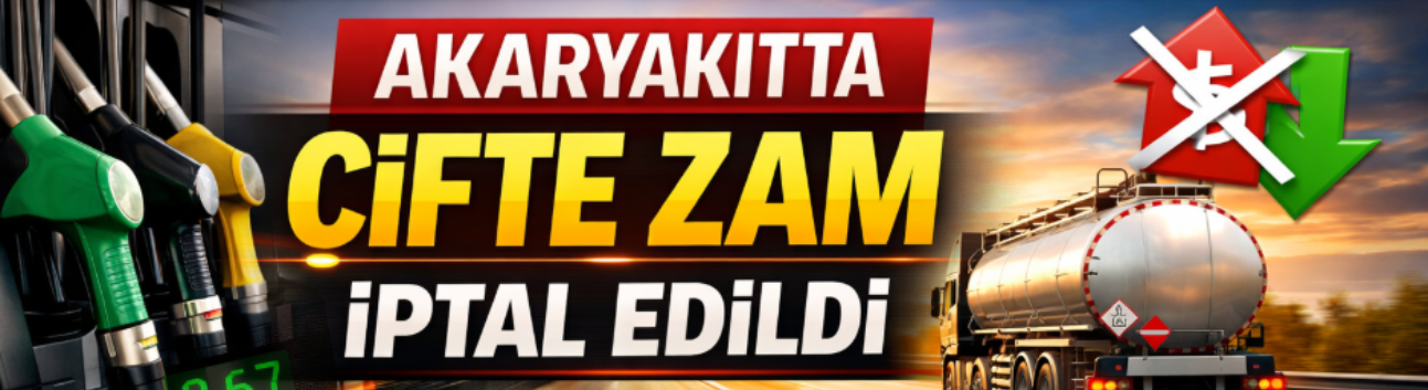 Akaryakıt Zammı İptal Edildi