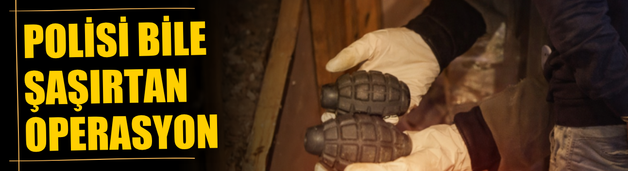Polisi Bile Şaşırtan Operasyon: Uyuşturucuyla Birlikte El Bombası Çıktı!