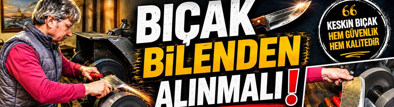 Bıçak ustası Ali Piyadeci vatandaşları uyardı: “Çarşıda pazarda satılan bıçaklarla olmaz”