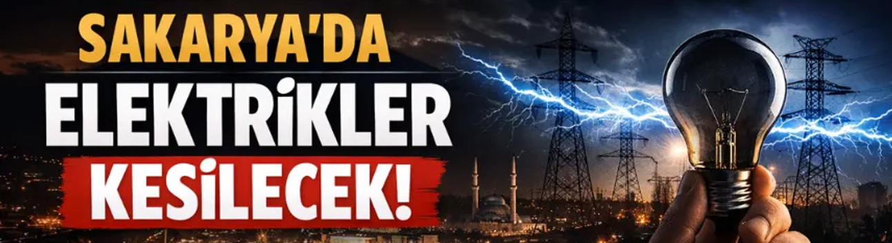 Sakarya’da 9 İlçede Elektrik Kesintisi olacak